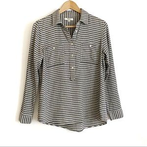 Madewell Striped Pullover Shirt Size Small